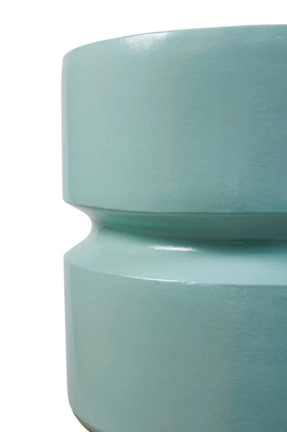 Balance Ceramic Armless Patio Stool-Garden Stools-Seasonal Living-LOOMLAN