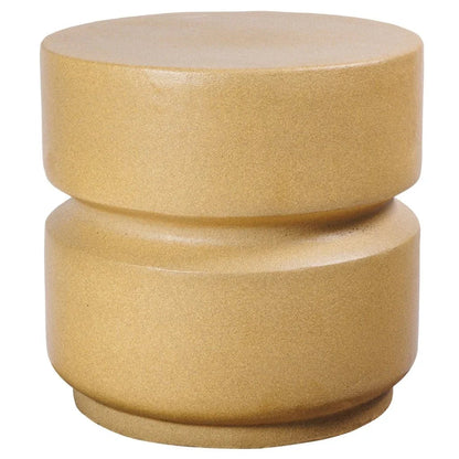 Balance Ceramic Armless Patio Stool-Garden Stools-Seasonal Living-Shale Matte-LOOMLAN