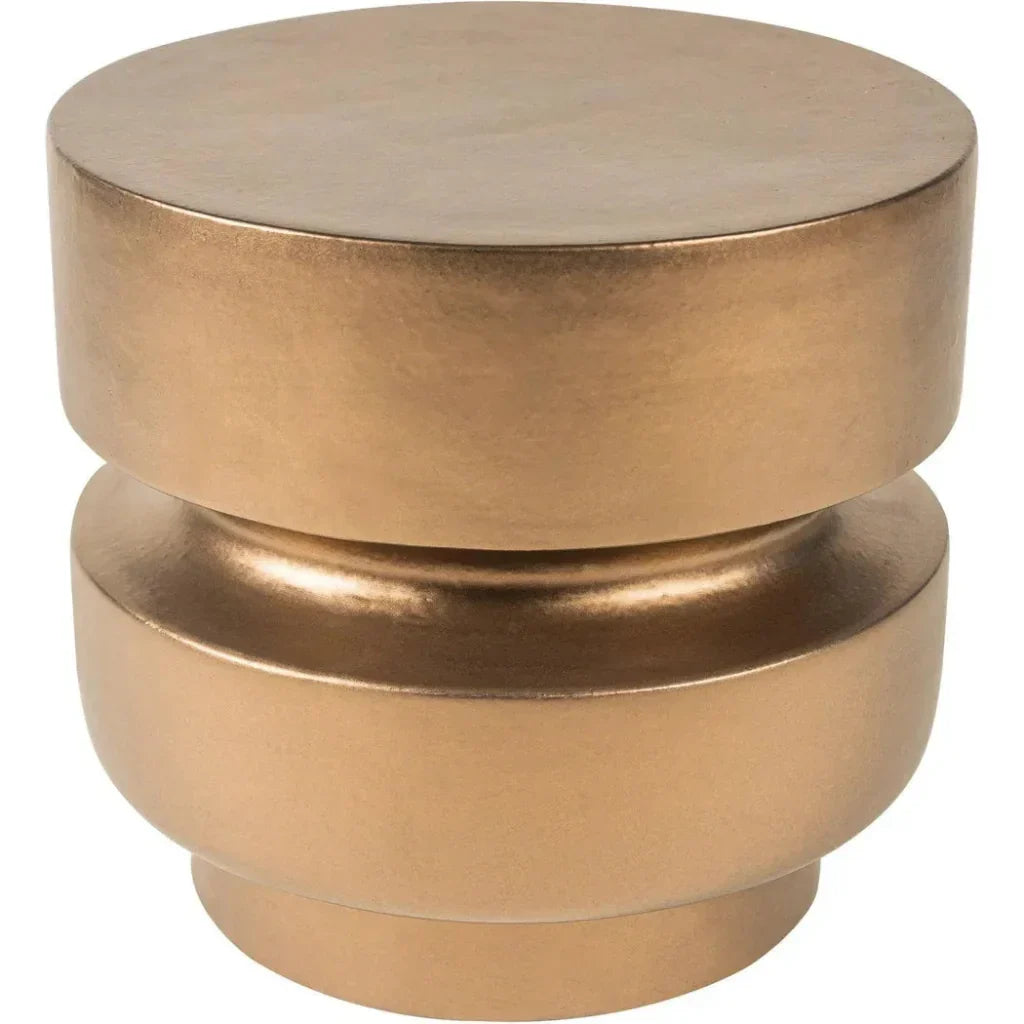 Balance Garden Stool 16" - Brown Outdoor End Table-Garden Stools-Seasonal Living-LOOMLAN