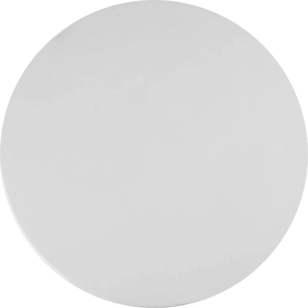 Balance Garden Stool 18" - White Outdoor End Table-Garden Stools-Seasonal Living-LOOMLAN