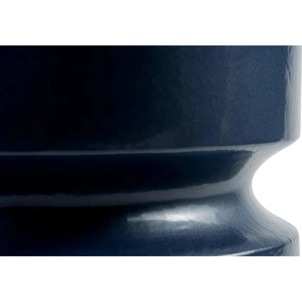 Balance Stool/Accent Table 18" - Blue Outdoor End Table-Garden Stools-Seasonal Living-LOOMLAN