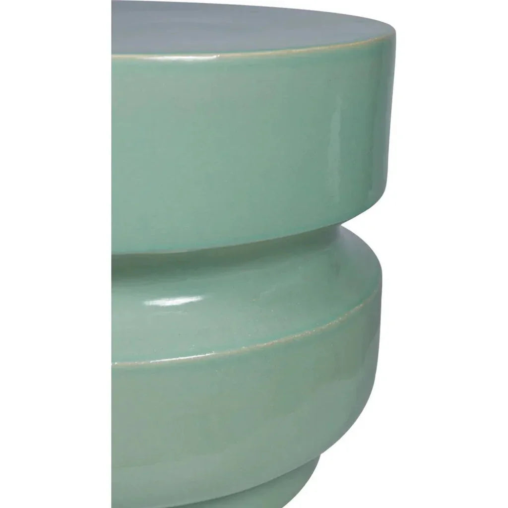 Balance Stool/Accent Table 18" - Mint Outdoor End Table-Garden Stools-Seasonal Living-LOOMLAN