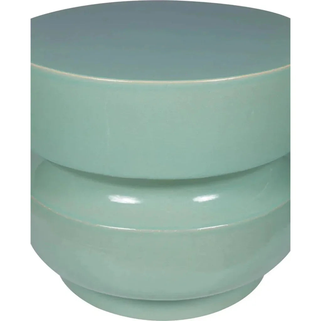 Balance Stool/Accent Table 18" - Mint Outdoor End Table-Garden Stools-Seasonal Living-LOOMLAN