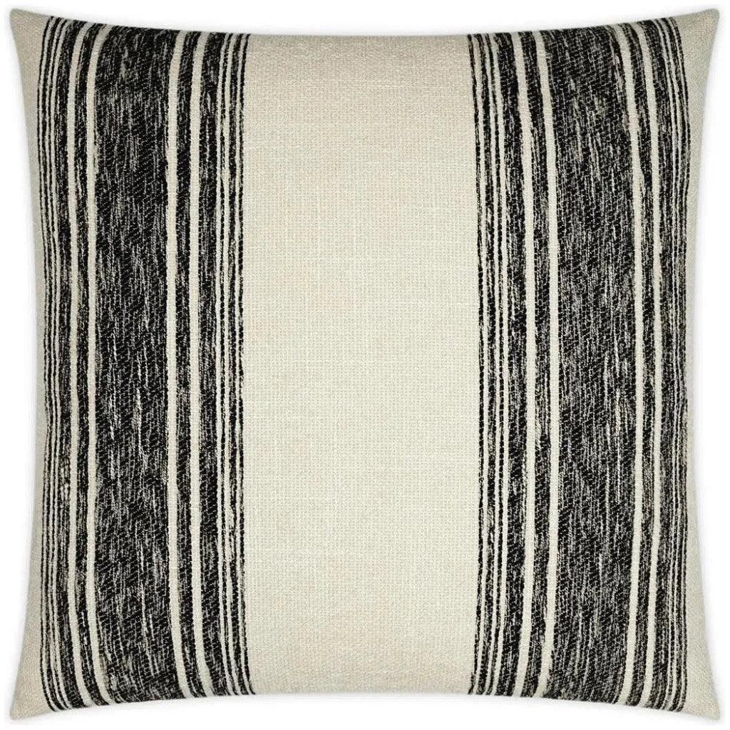 Balboa Black Stripes Black Large Throw Pillow Insert - LOOMLAN - D.V. Kap - Throw Pillows