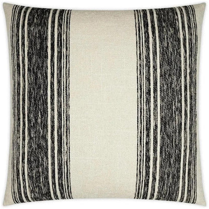 Balboa Black Stripes Black Large Throw Pillow Insert - LOOMLAN - D.V. Kap - Throw Pillows