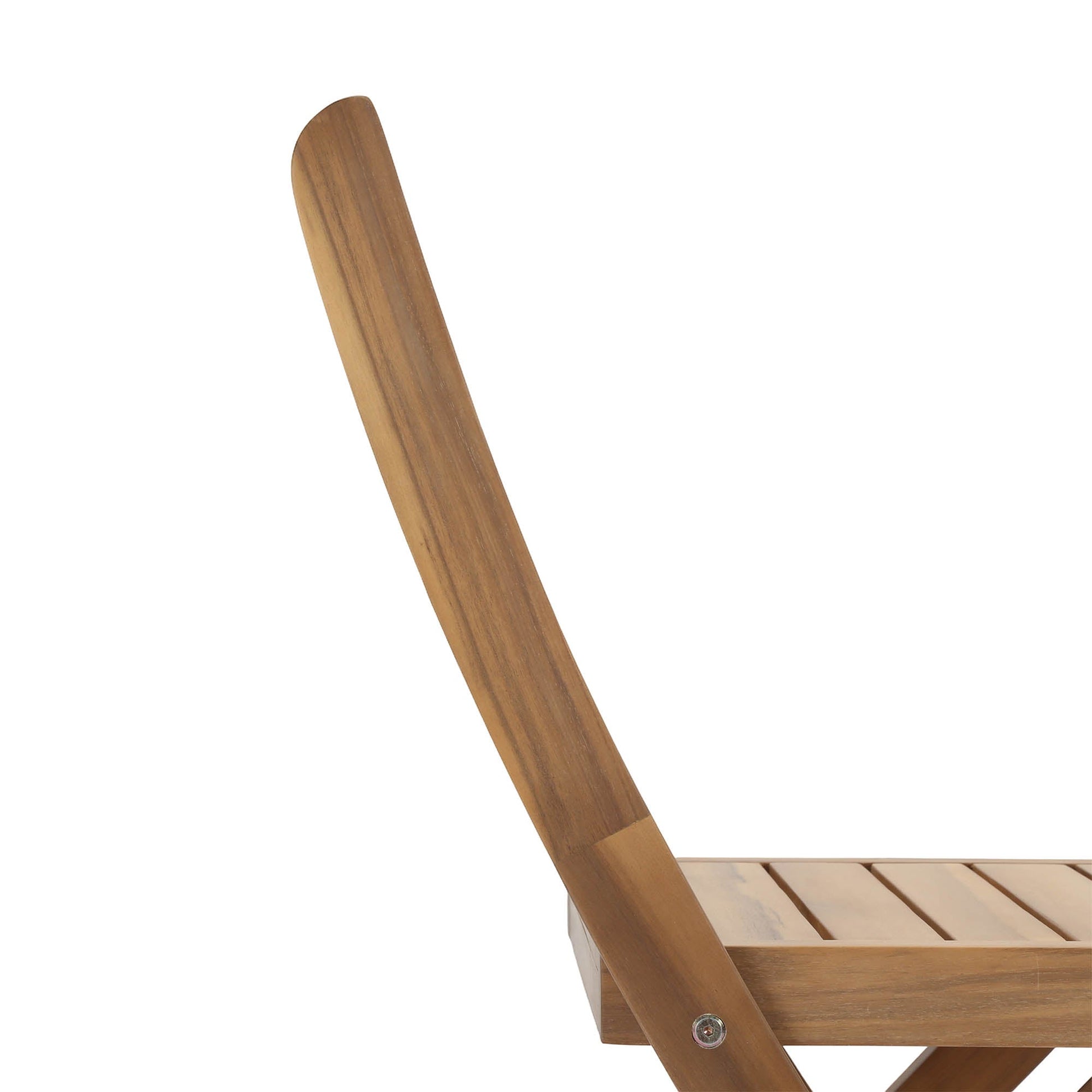 Balcony Wooden Foldable Outdoor Bistro Set-Outdoor Bistro Sets-LH Imports-LOOMLAN