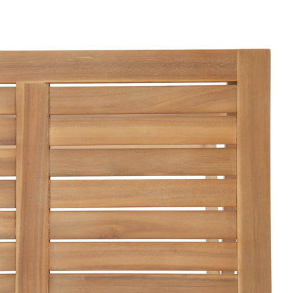 Balcony Wooden Foldable Outdoor Bistro Set-Outdoor Bistro Sets-LH Imports-LOOMLAN