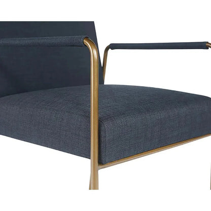 Balford Fabric Dining Armchair - LOOMLAN - SUNPAN - Dining Chairs