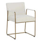 Balford Fabric Dining Armchair - LOOMLAN - SUNPAN - Dining Chairs