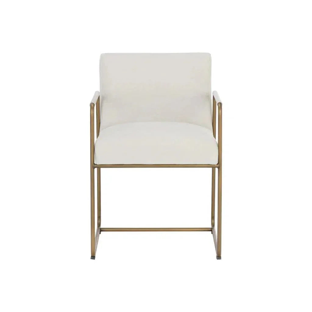 Balford Fabric Dining Armchair - LOOMLAN - SUNPAN - Dining Chairs