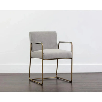 Balford Fabric Dining Armchair - LOOMLAN - SUNPAN - Dining Chairs
