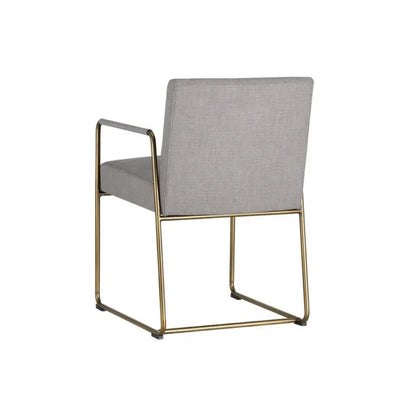 Balford Fabric Dining Armchair - LOOMLAN - SUNPAN - Dining Chairs