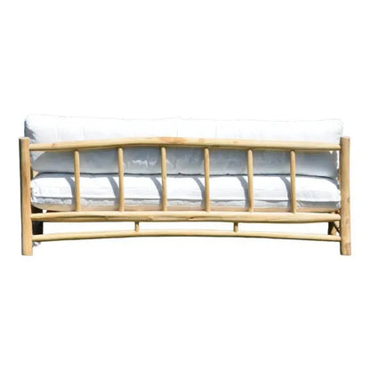 Bali Outdoor Patio Lounge Chair Teak Olefin Cushion-Outdoor Lounge Chairs-Artesia-LOOMLAN