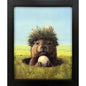 Ball Hog No. 2 Blue Framed Wall Art