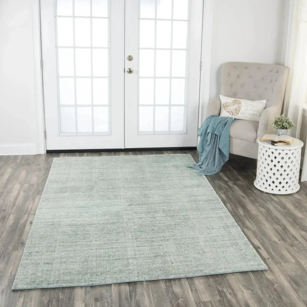 Ball Solid Aqua Area Rugs For Living Room - LOOMLAN - LOOMLAN - Area Rugs