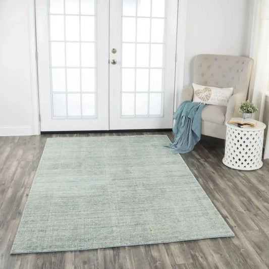 Ball Solid Aqua Area Rugs For Living Room - LOOMLAN - LOOMLAN - Area Rugs