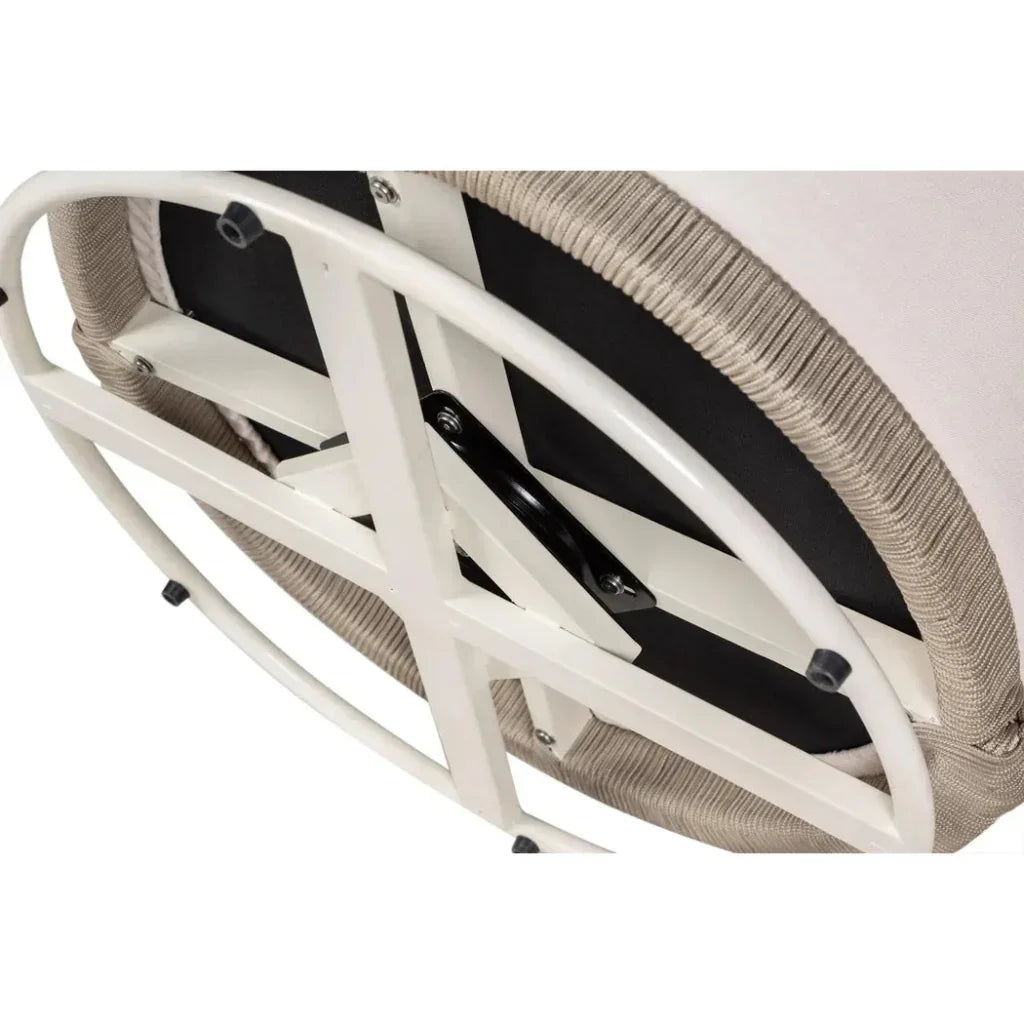 Baltic Swivel Chair 2PC Tan Outdoor Lounge Chairs-Outdoor Lounge Chairs-Seasonal Living-LOOMLAN