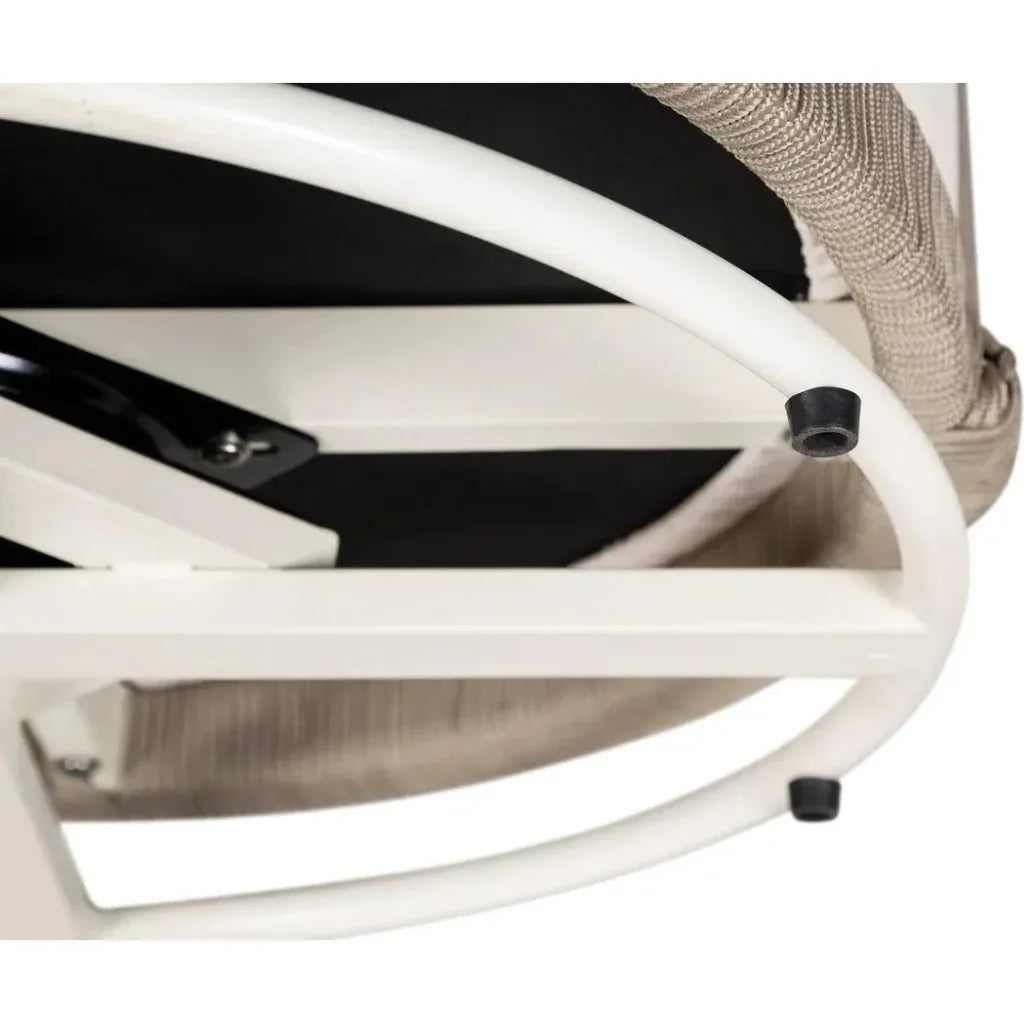 Baltic Swivel Chair 2PC Tan Outdoor Lounge Chairs-Outdoor Lounge Chairs-Seasonal Living-LOOMLAN