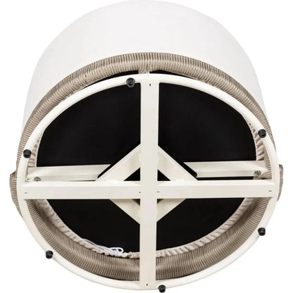 Baltic Swivel Chair 2PC Tan Outdoor Lounge Chairs-Outdoor Lounge Chairs-Seasonal Living-LOOMLAN