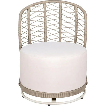 Baltic Swivel Chair 2PC Tan Outdoor Lounge Chairs-Outdoor Lounge Chairs-Seasonal Living-LOOMLAN