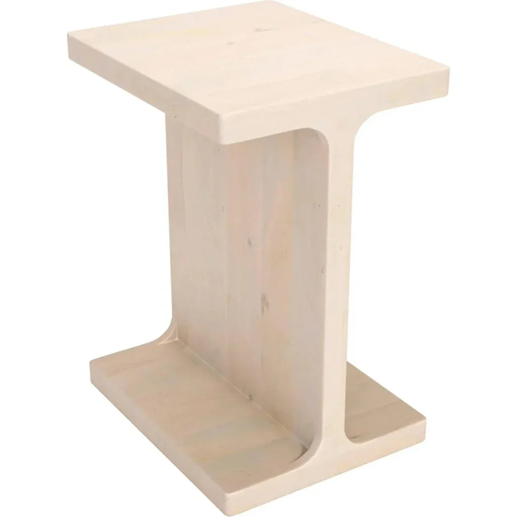 Bama Natural Wood Square Side Table - LOOMLAN - Zuo Modern - Side Tables