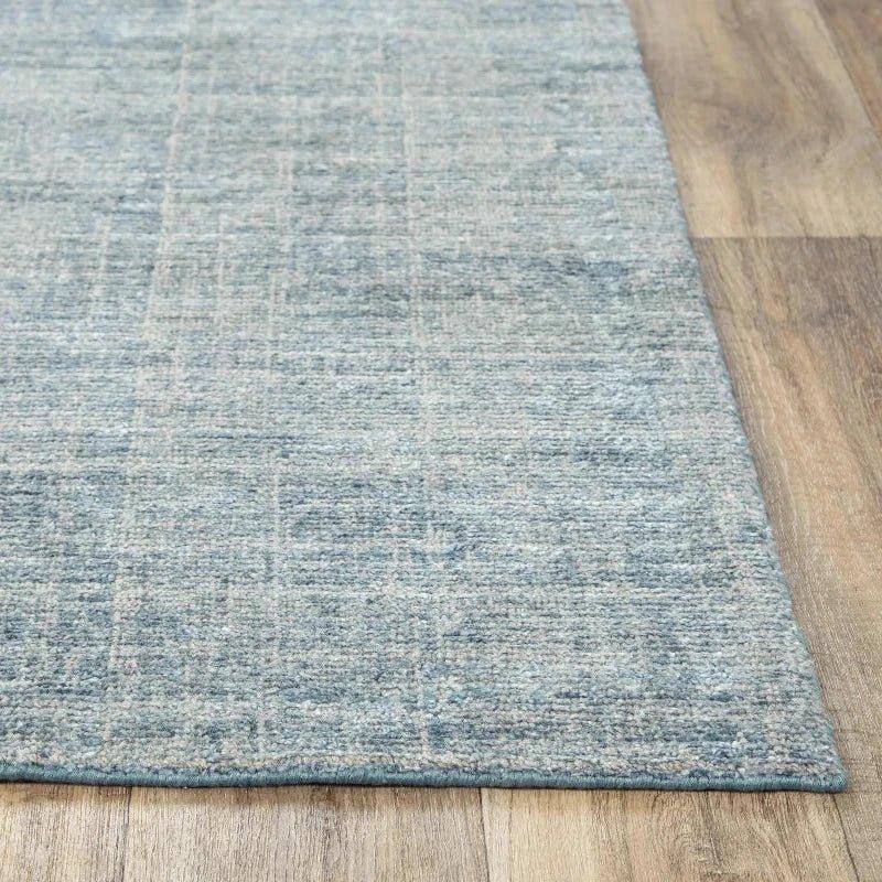 Bamb Solid Blue Area Rugs For Living Room - LOOMLAN - LOOMLAN - Area Rugs