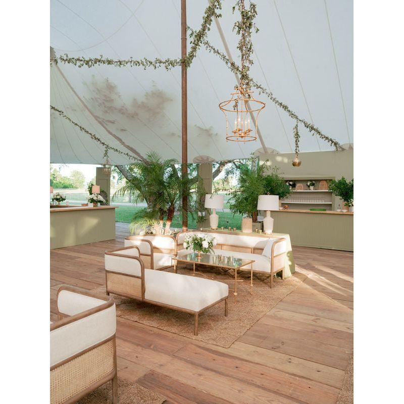 Bamboo Antique Gold Faux Frame Chandelier - LOOMLAN - Chelsea House - Chandeliers