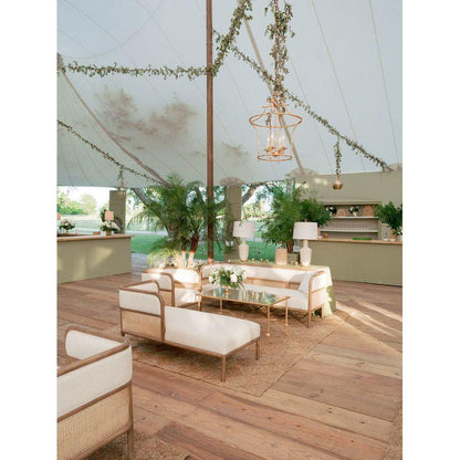 Bamboo Antique Gold Faux Frame Chandelier - LOOMLAN - Chelsea House - Chandeliers