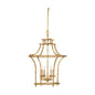 Bamboo Antique Gold Faux Frame Chandelier - LOOMLAN - Chelsea House - Chandeliers