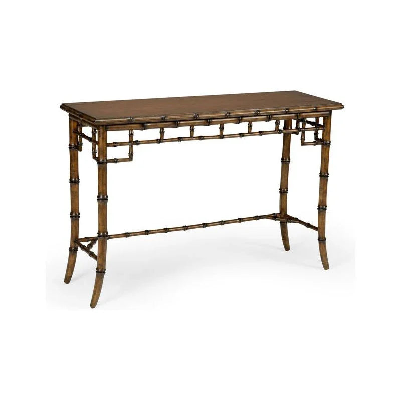 Bamboo Classic Designed Rectangular Console Table - LOOMLAN - Chelsea House - Console Tables