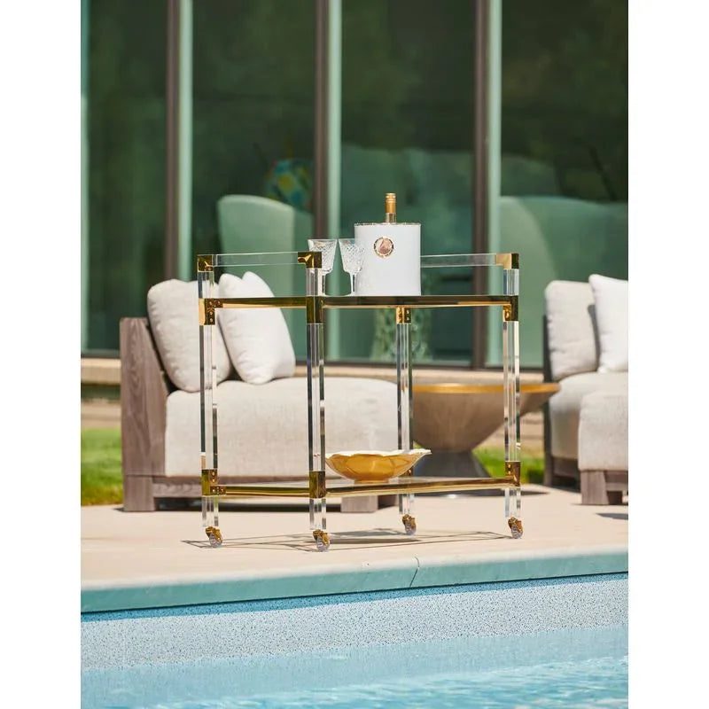 Bamboo White Glazed Porcelain Cachepot - LOOMLAN - Chelsea House - Planters