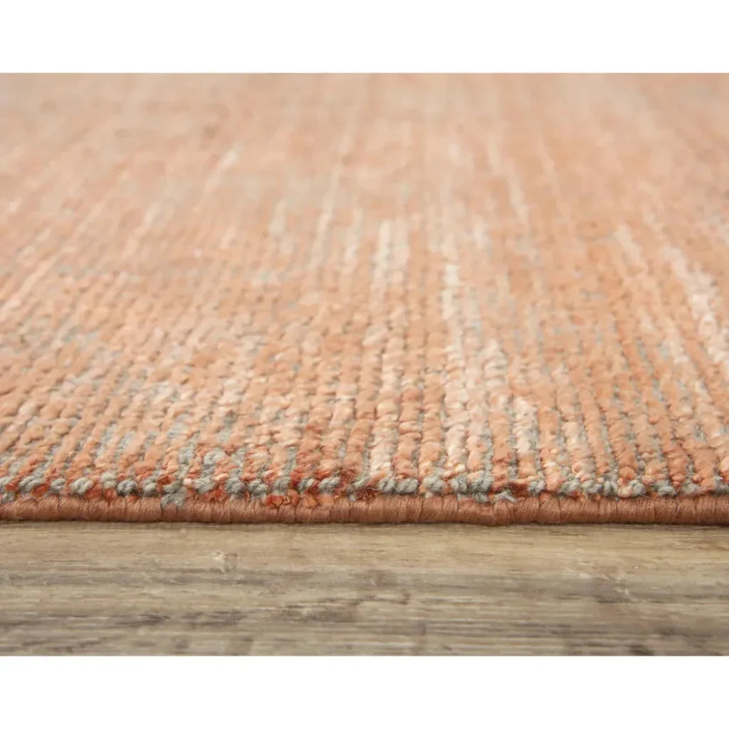 Bana Solid Rust Area Rugs For Living Room - LOOMLAN - LOOMLAN - Area Rugs