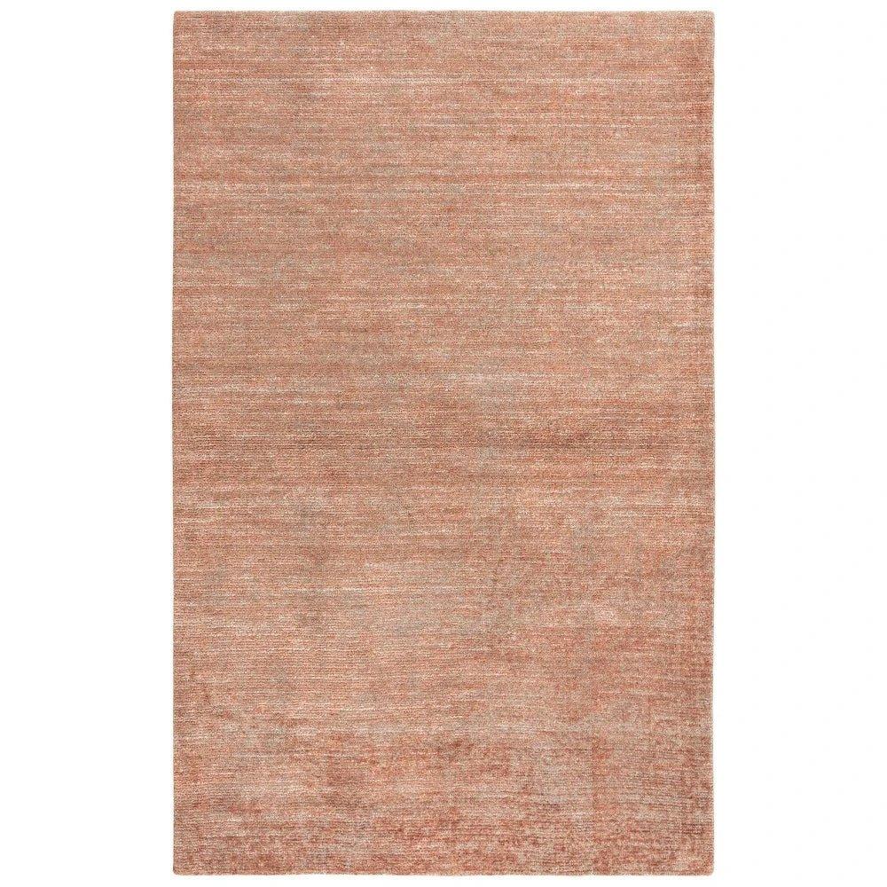 Bana Solid Rust Area Rugs For Living Room - LOOMLAN - LOOMLAN - Area Rugs