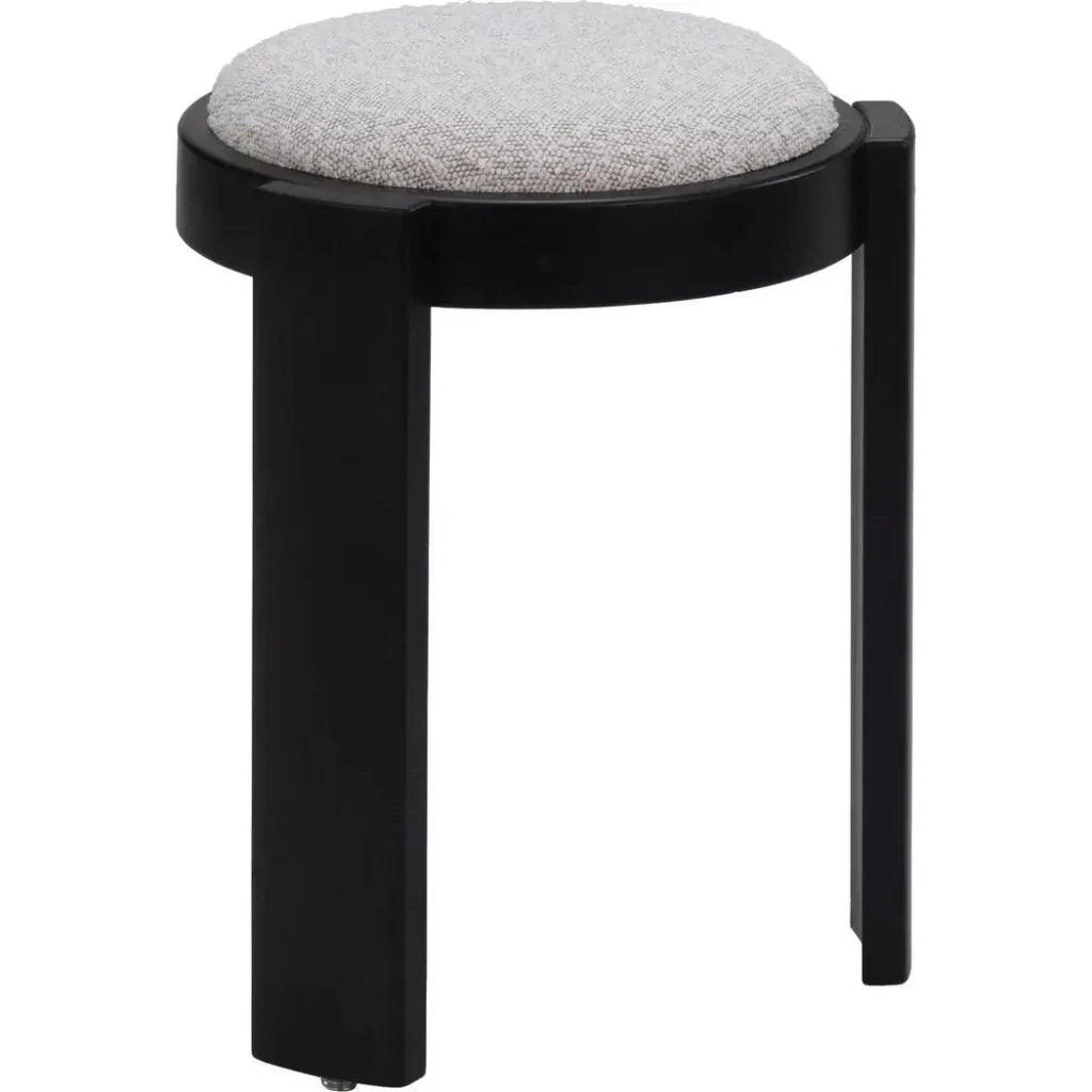 Banjul Wood Misty Gray Ottoman - LOOMLAN - Zuo Modern - Ottomans