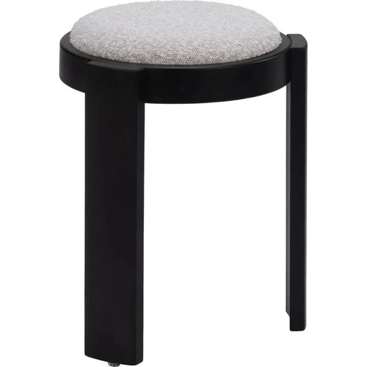 Banjul Wood Misty Gray Ottoman - LOOMLAN - Zuo Modern - Ottomans