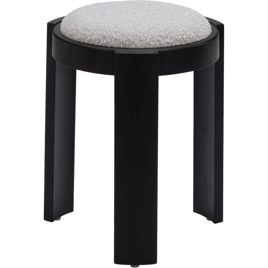 Banjul Wood Misty Gray Ottoman - LOOMLAN - Zuo Modern - Ottomans