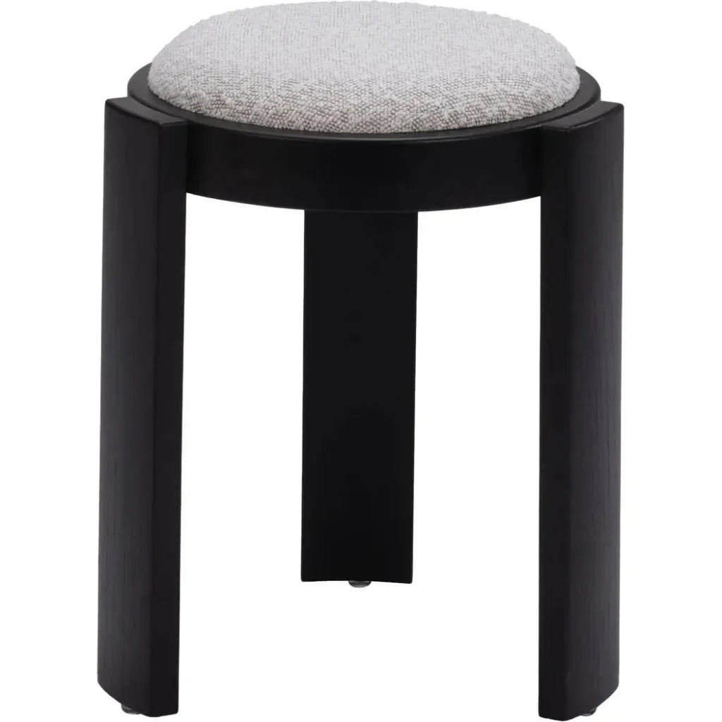Banjul Wood Misty Gray Ottoman - LOOMLAN - Zuo Modern - Ottomans