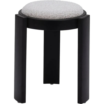 Banjul Wood Misty Gray Ottoman - LOOMLAN - Zuo Modern - Ottomans