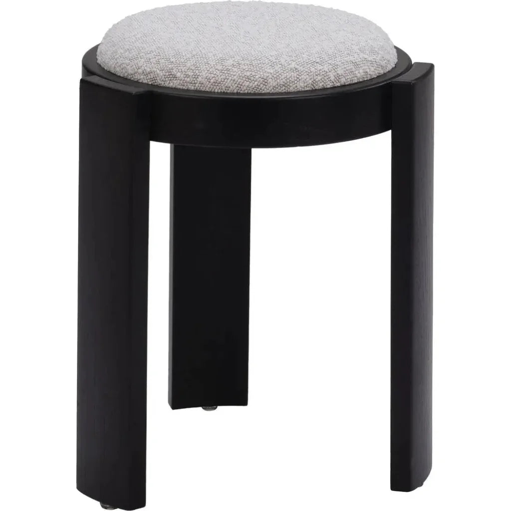 Banjul Wood Misty Gray Ottoman - LOOMLAN - Zuo Modern - Ottomans
