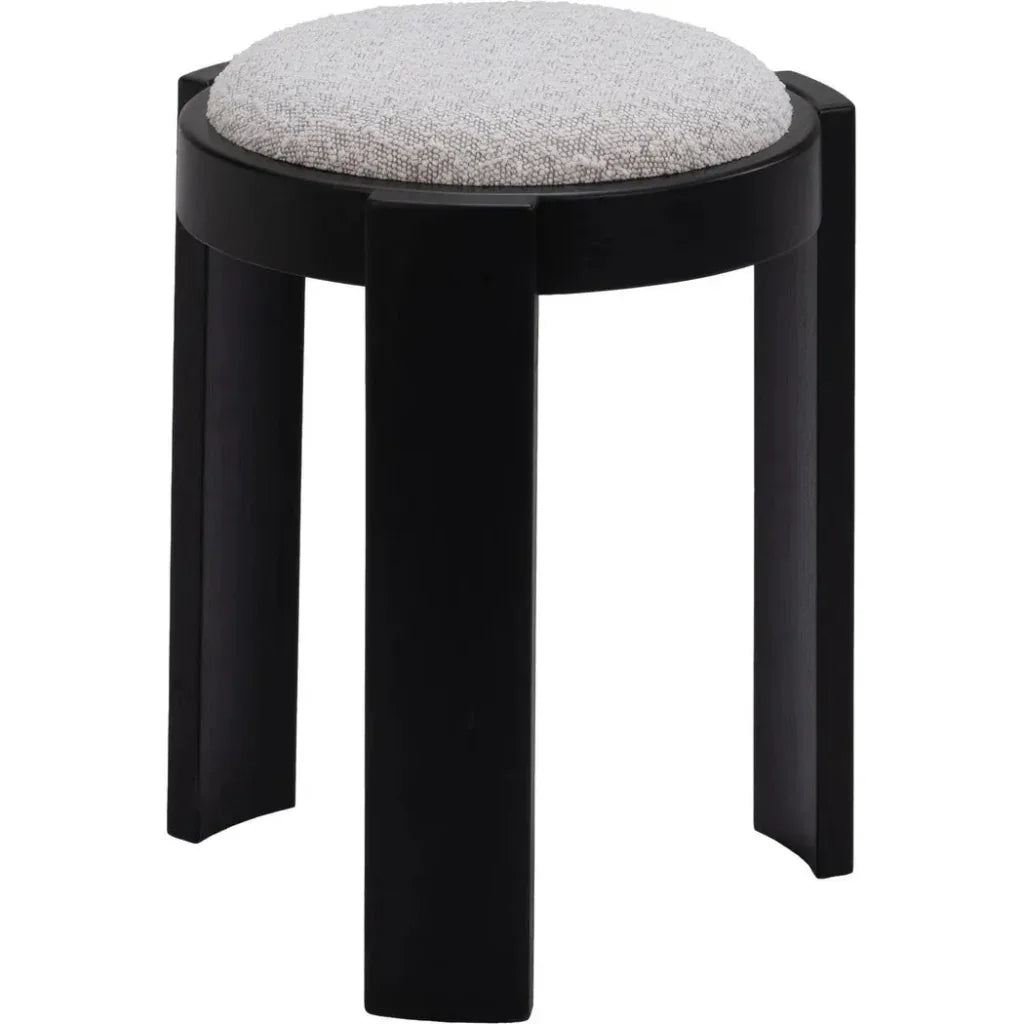 Banjul Wood Misty Gray Ottoman - LOOMLAN - Zuo Modern - Ottomans