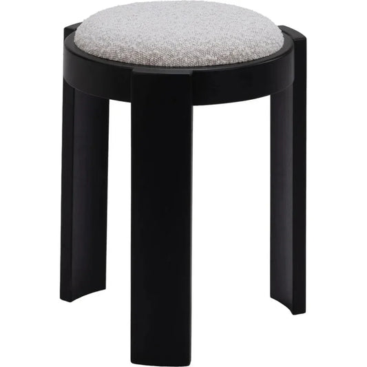 Banjul Wood Misty Gray Ottoman - LOOMLAN - Zuo Modern - Ottomans
