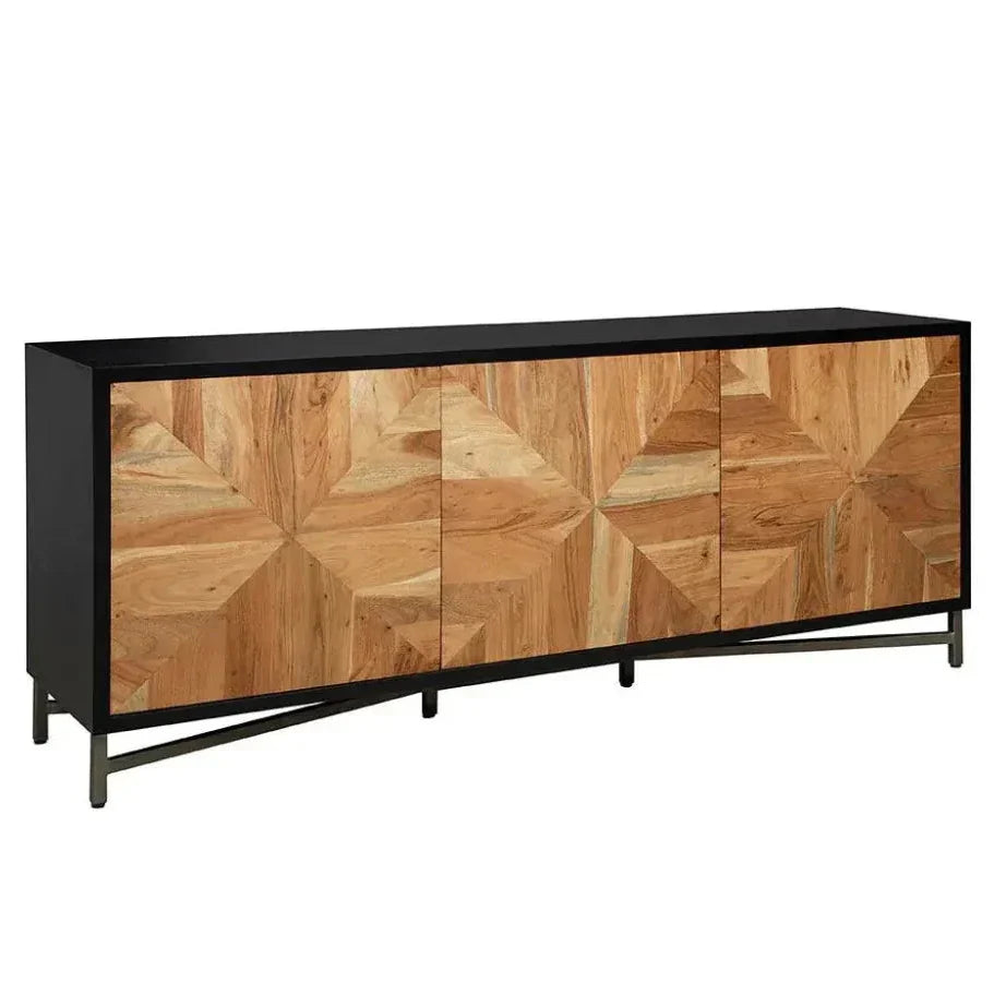 Banks Eye - catchyWooden Black Sideboard - LOOMLAN - Sideboards