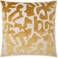Banksy Honey Abstract Gold Large Throw Pillow Insert - LOOMLAN - D.V. Kap - Throw Pillows