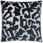 Banksy Navy Abstract Navy Large Throw Pillow Insert - LOOMLAN - D.V. Kap - Throw Pillows
