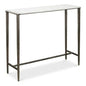 Banswara Console Table White Marble - LOOMLAN - Sarreid - Console Tables