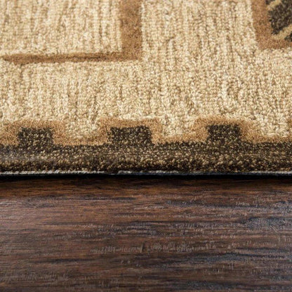 Barb Tribal Gold Large Area Rugs For Living Room - LOOMLAN - LOOMLAN - Area Rugs