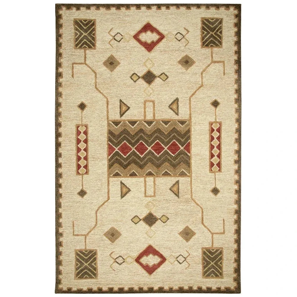 Barb Tribal Gold Large Area Rugs For Living Room - LOOMLAN - LOOMLAN - Area Rugs