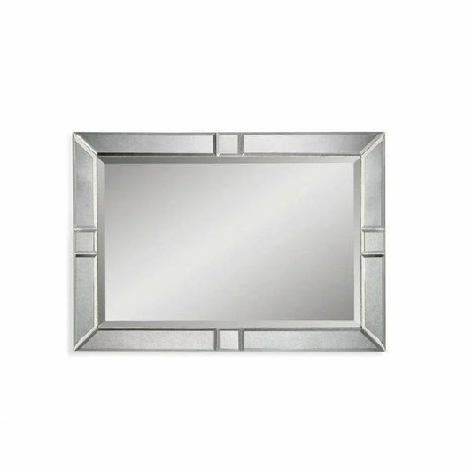 Barbarella 42" Rectangle Bevel Wall Mirror - LOOMLAN - Bassett Mirror - Wall Mirrors
