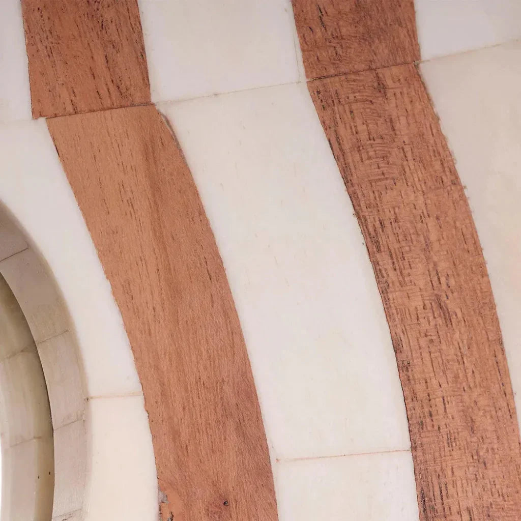 Bardot Large Bone & Wood Mirror by Jamie Young - LOOMLAN - Jamie Young - Wall Mirrors