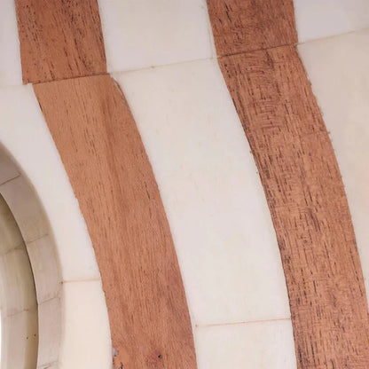 Bardot Large Bone & Wood Mirror by Jamie Young - LOOMLAN - Jamie Young - Wall Mirrors